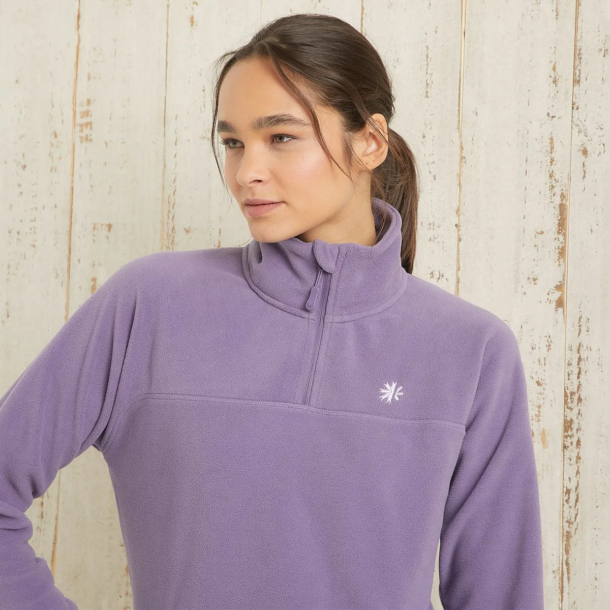 MOUNTAIN GEAR - Polar Deportivo Mountain Gear Manga Larga Mujer Con Cremallera