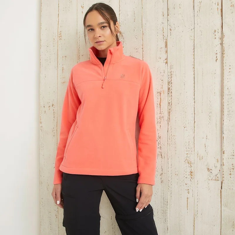 MOUNTAIN GEAR - Polar Deportivo Mountain Gear Manga Larga Mujer Con Cremallera