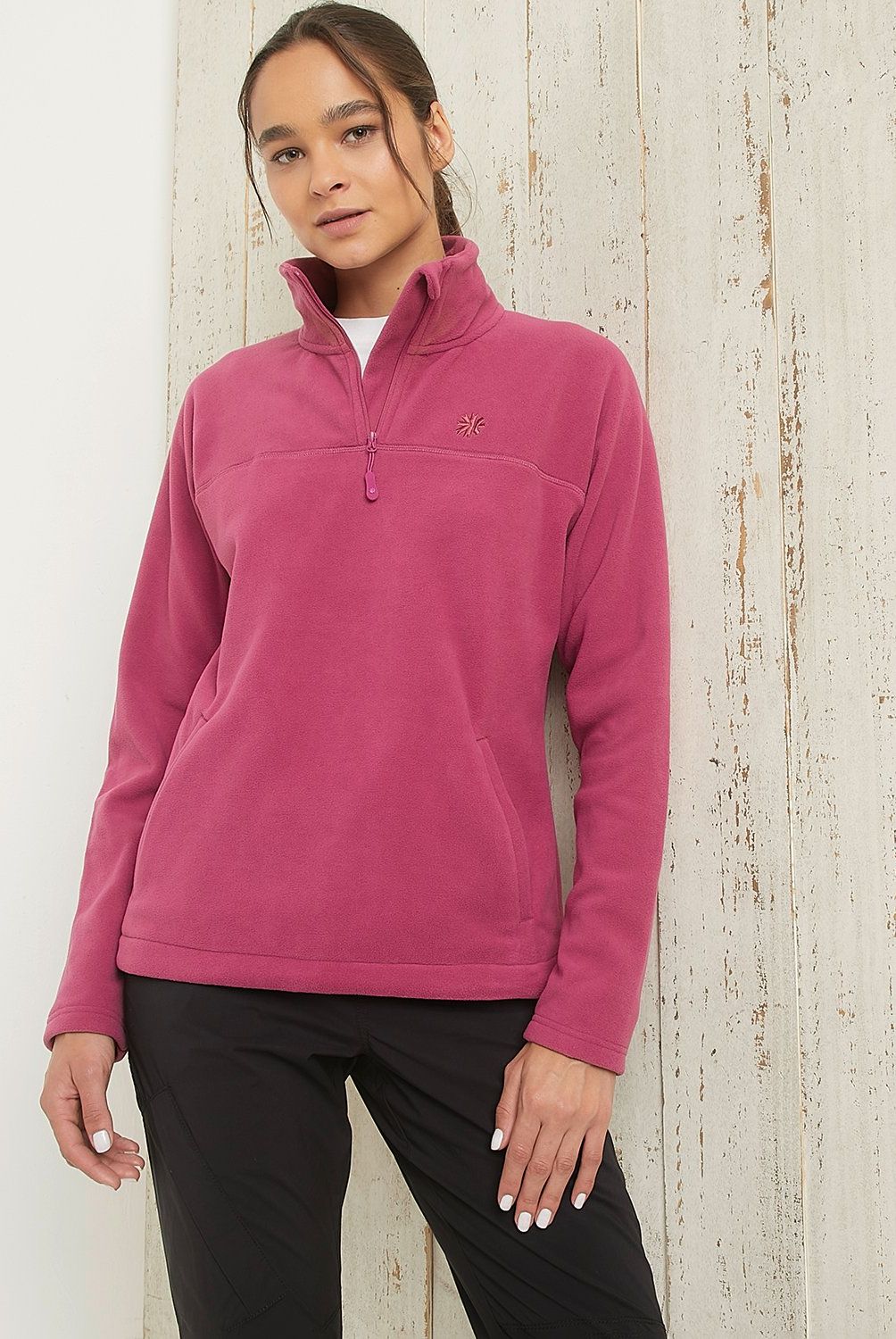 MOUNTAIN GEAR - Polar Deportivo Mountain Gear Manga Larga Mujer Con Cremallera