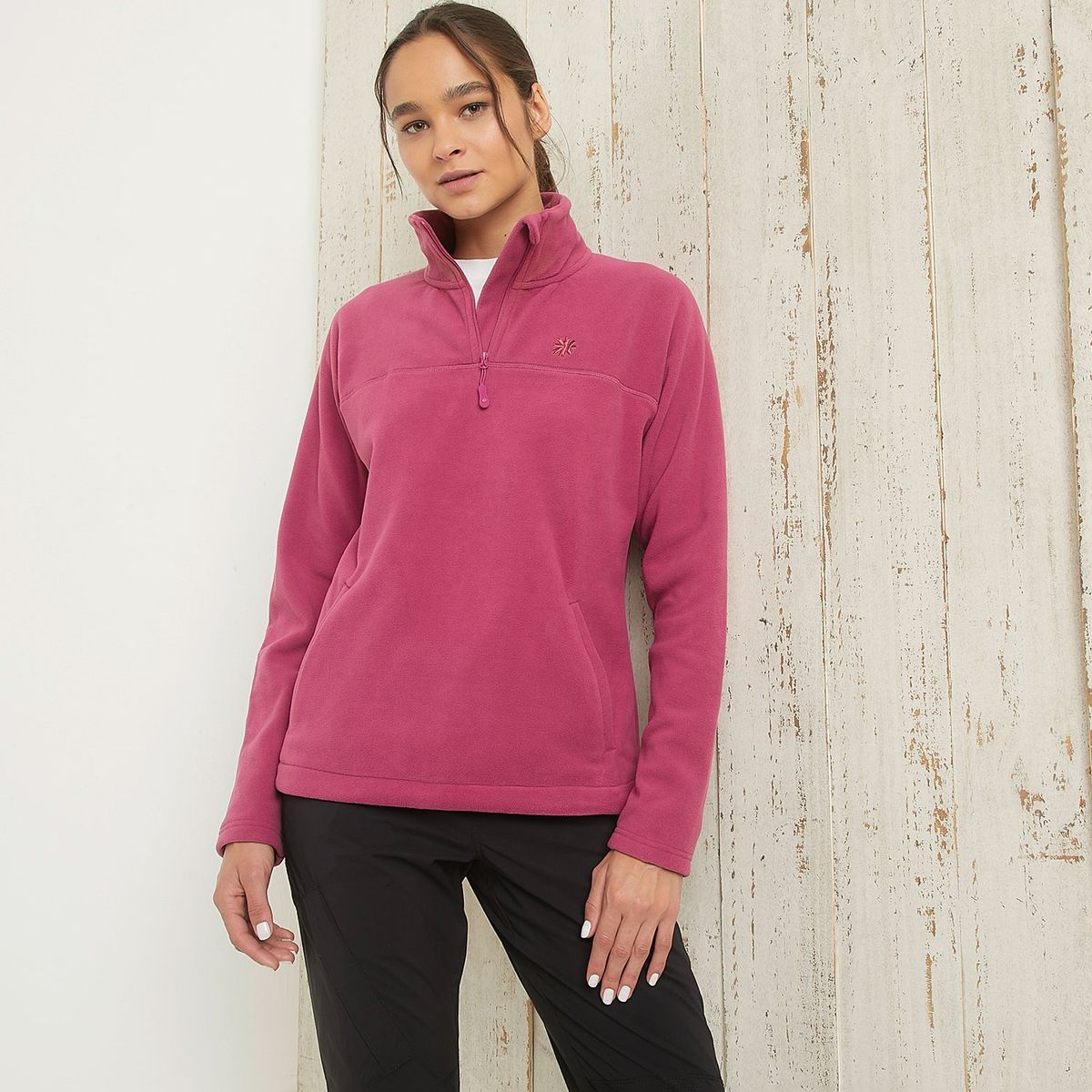 MOUNTAIN GEAR - Polar Deportivo Mountain Gear Manga Larga Mujer Con Cremallera
