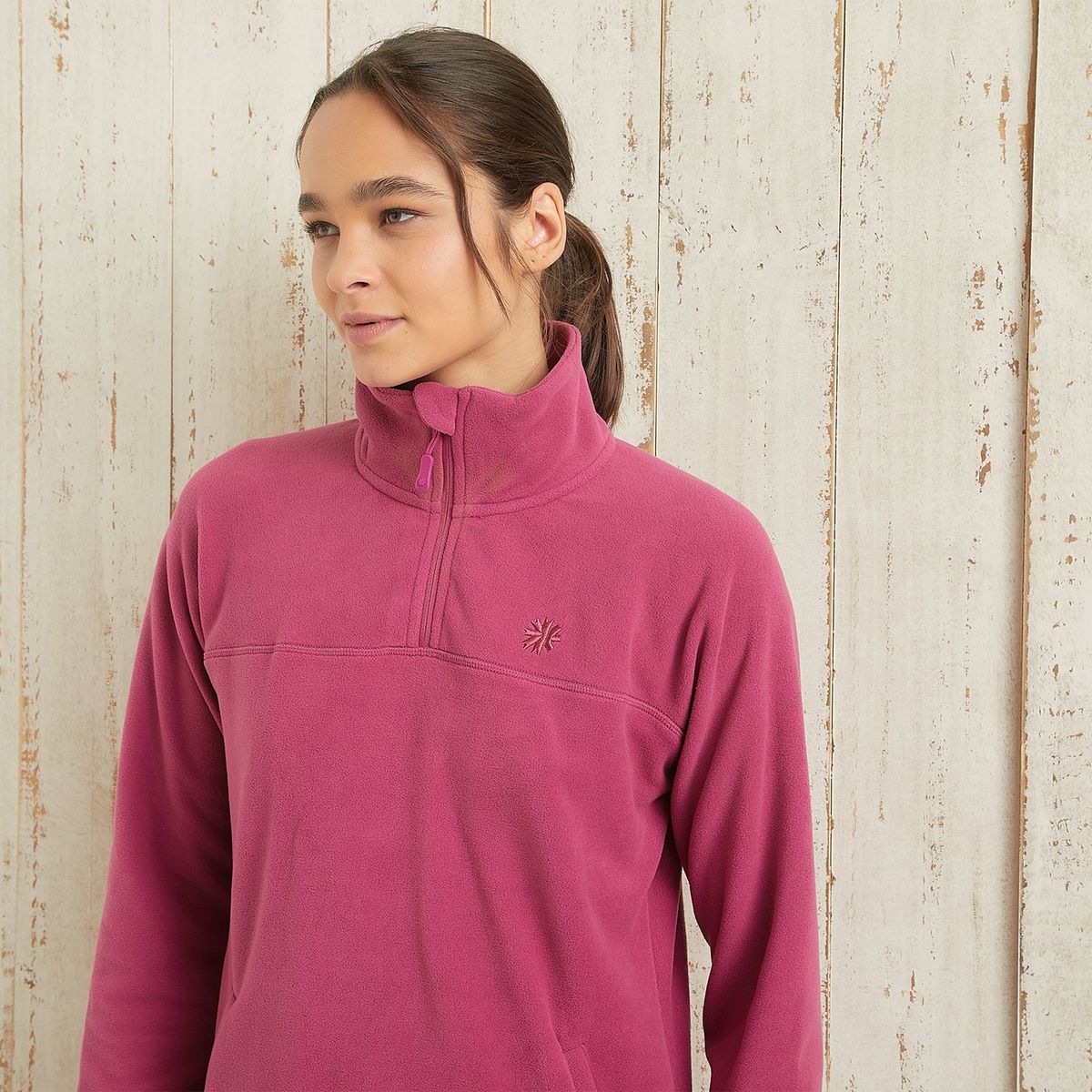 MOUNTAIN GEAR - Polar Deportivo Mountain Gear Manga Larga Mujer Con Cremallera