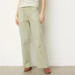 APOLOGY - Jeans Tiro Medio Mujer Estilo Casual Denim