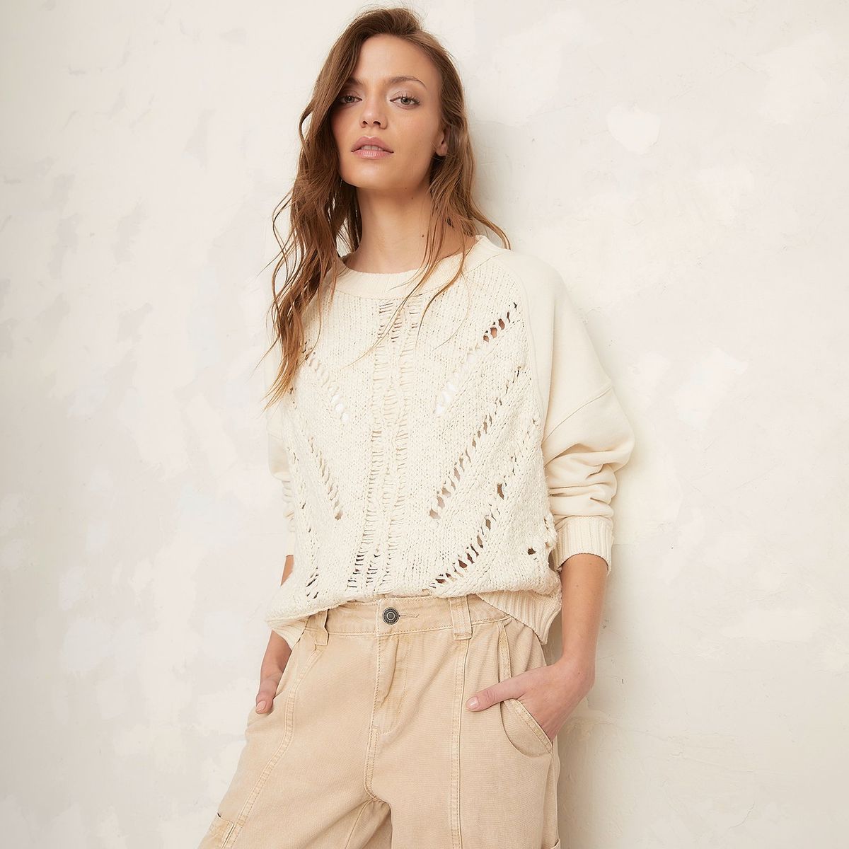 AMERICANINO - Sweater Americanino Mujer Regular Fit Texturado