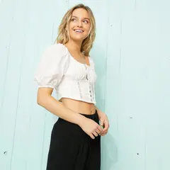 DOO AUSTRALIA - Blusa Manga Corta Algodón Mujer