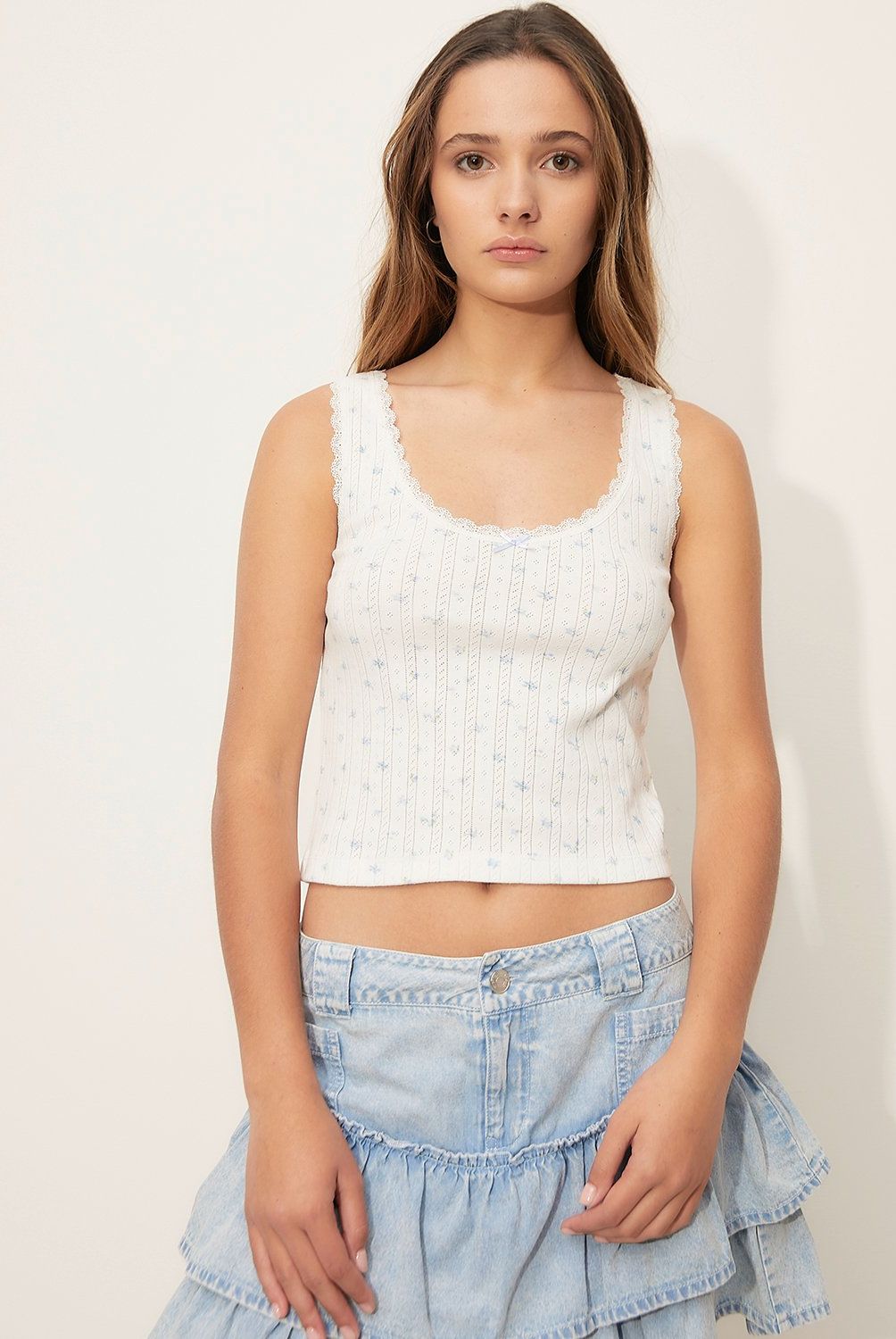 SYBILLA - Peto Sybilla Casual Flores Mujer Sin Mangas