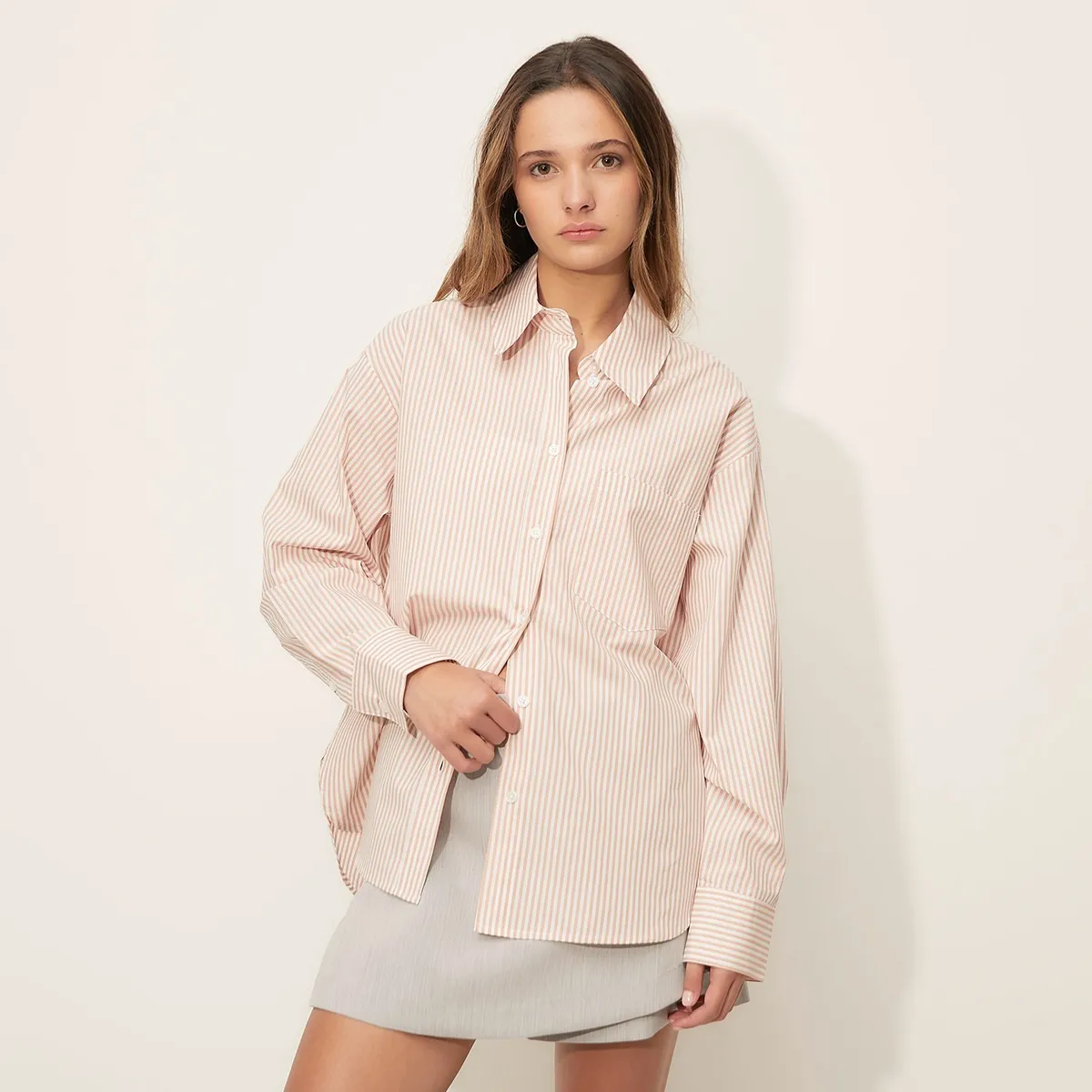 SYBILLA - Blusa Casual Mujer Sybilla Manga Larga Rayas