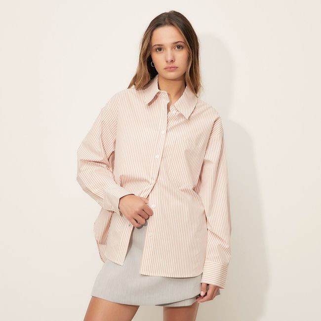 SYBILLA - Blusa Casual Mujer Sybilla Manga Larga Rayas