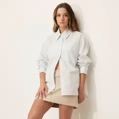 SYBILLA - Blusa Casual Mujer Manga Larga Rayas