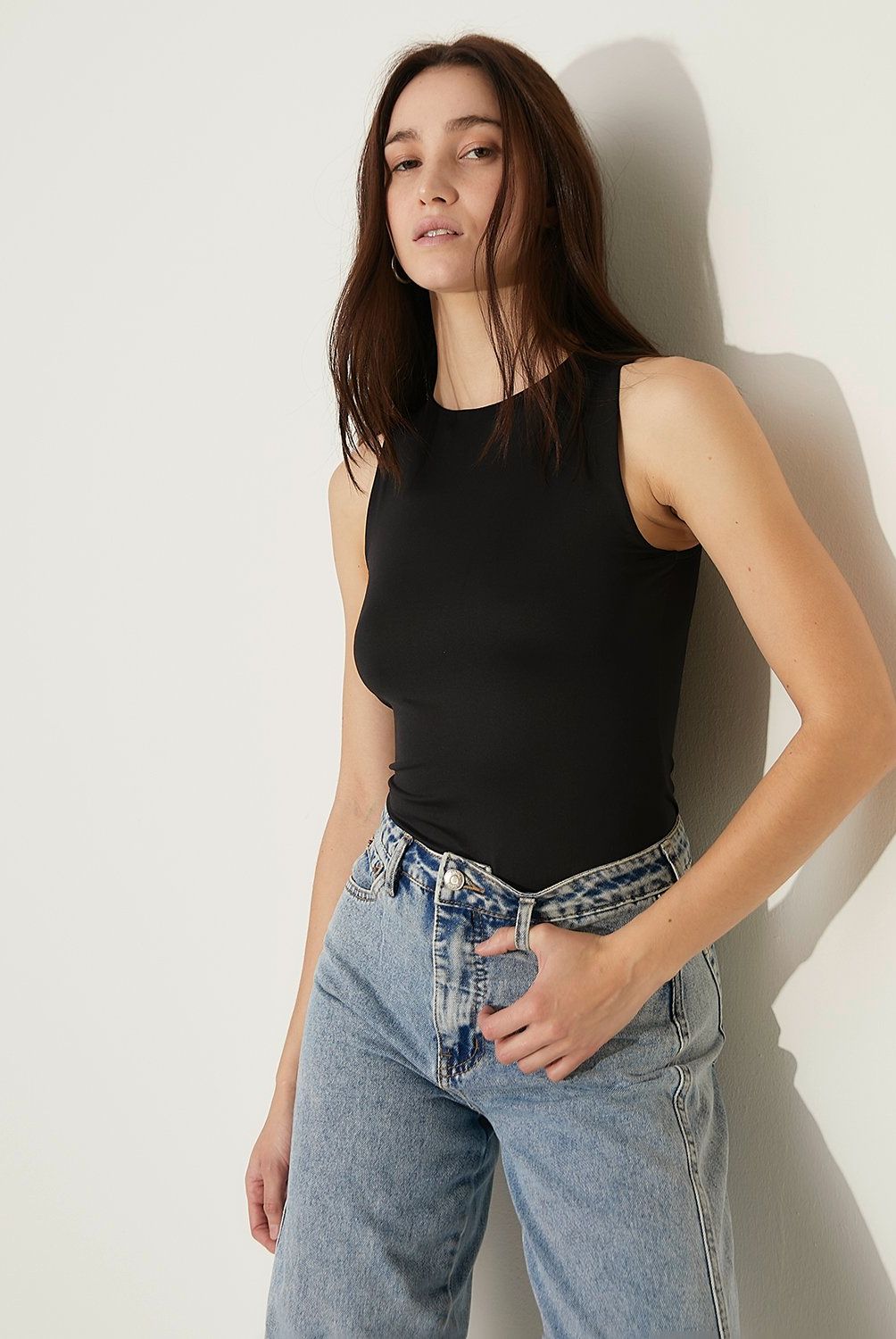 SYBILLA - Body Sin Mangas Mujer Sybilla Casual Poliamida