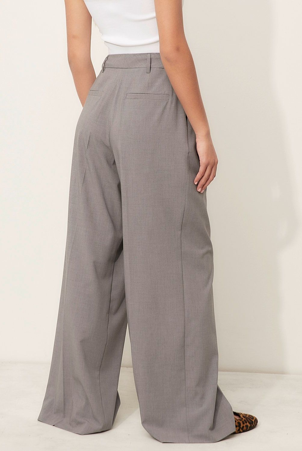 SYBILLA - Pantalón Sybilla Wide Leg Tiro Medio Mujer