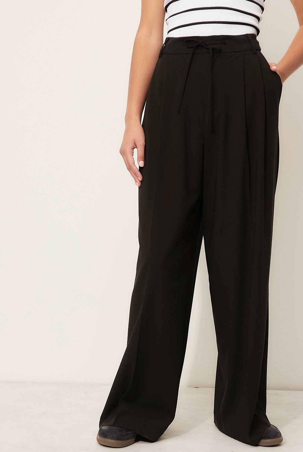 SYBILLA - Pantalón Sybilla Wide Leg Tiro Medio Mujer