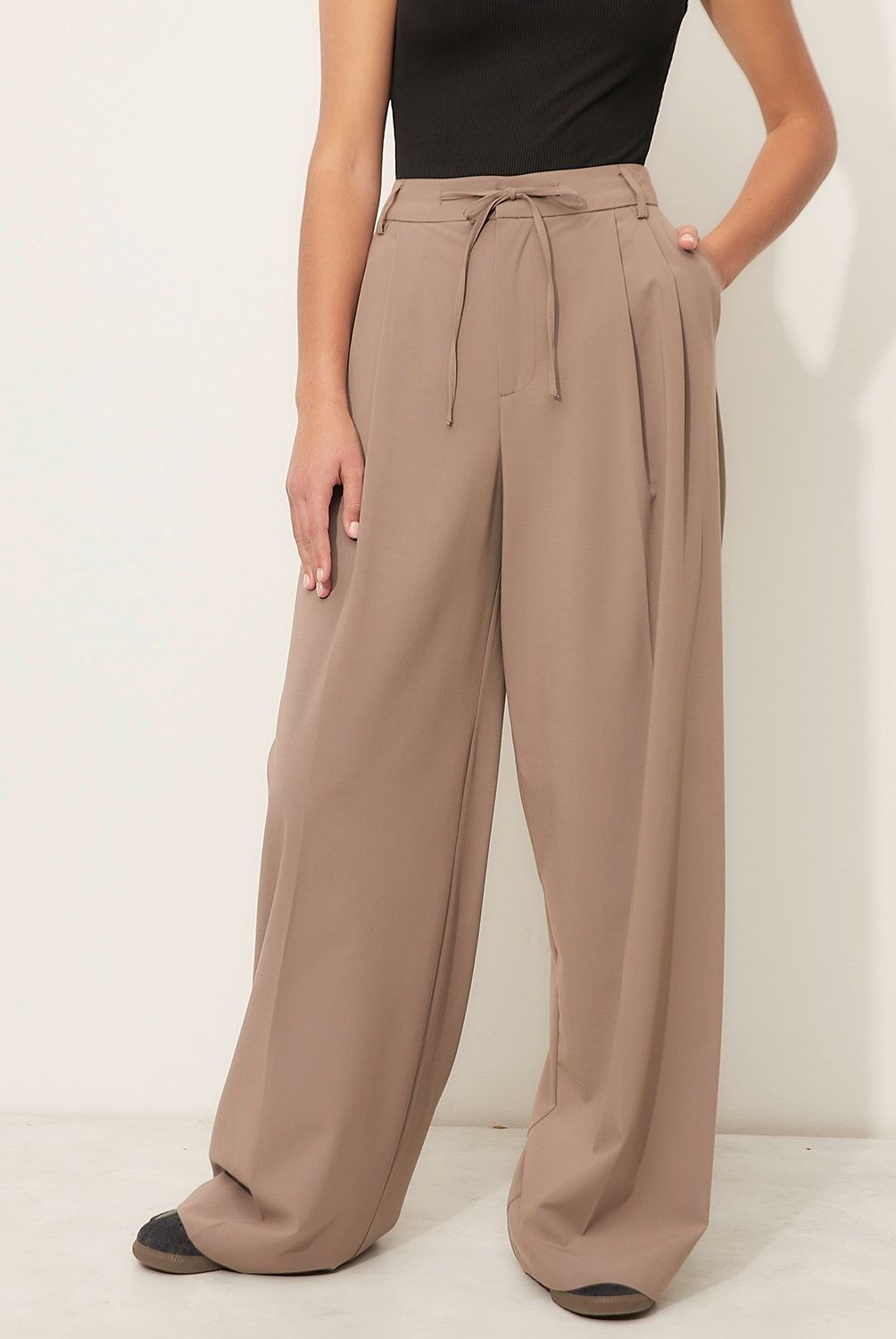SYBILLA - Pantalón Sybilla Wide Leg Tiro Medio Mujer