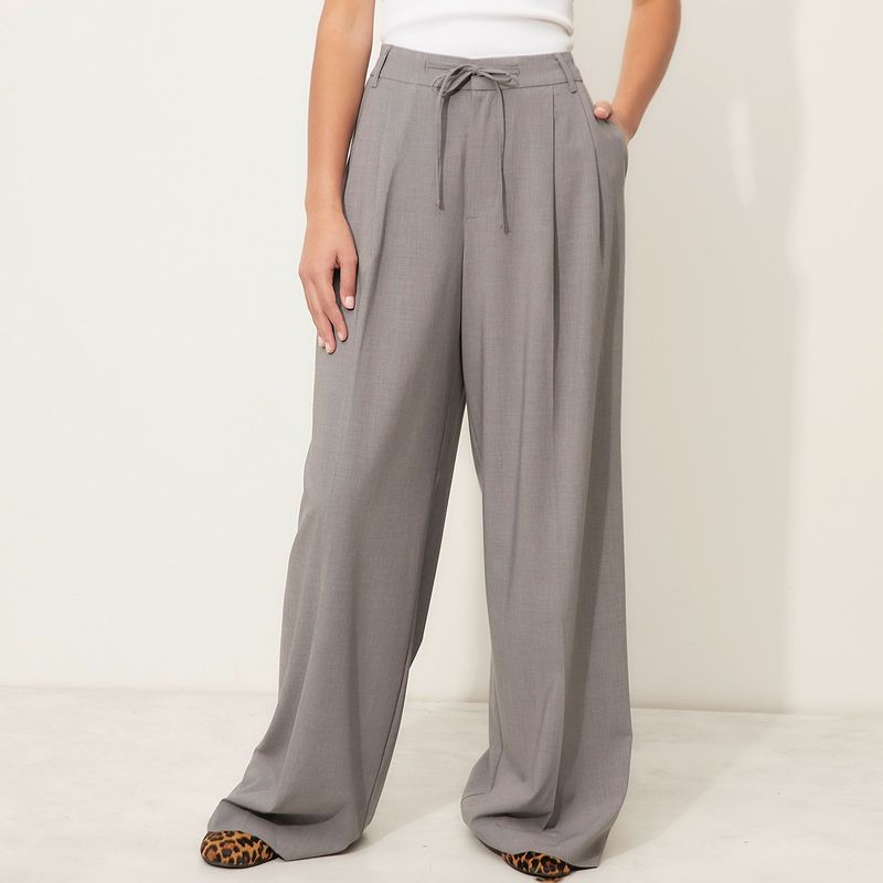 SYBILLA - Pantalón Sybilla Wide Leg Tiro Medio Mujer