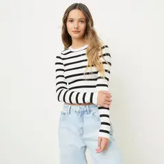 SYBILLA - Sweater Rayas Manga Larga Mujer Viscosa