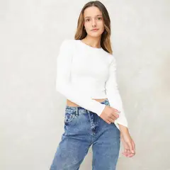 SYBILLA - Sweater Rayas Manga Larga Mujer Viscosa