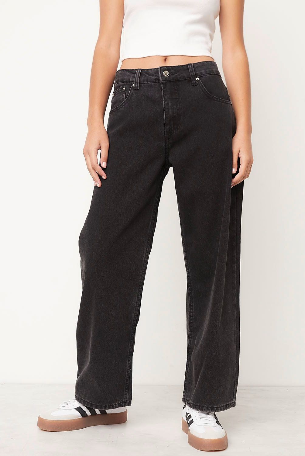 SYBILLA - Jeans Baloon Tiro Medio Mujer Sybilla