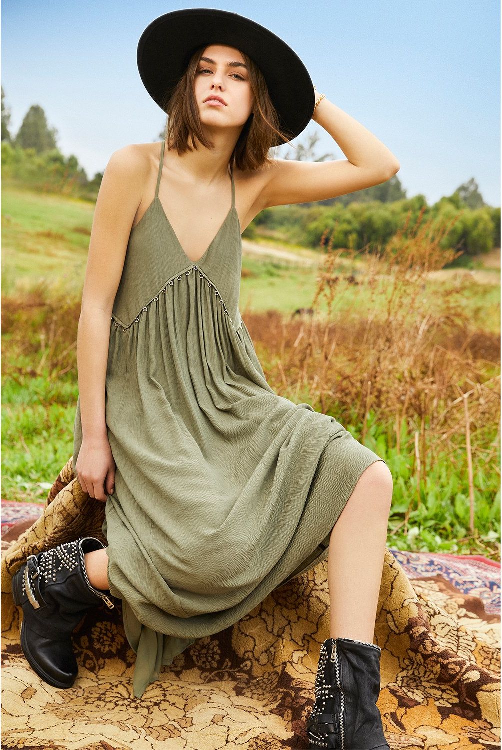 AMERICANINO - Vestido Americanino Casual Sin Mangas Mujer