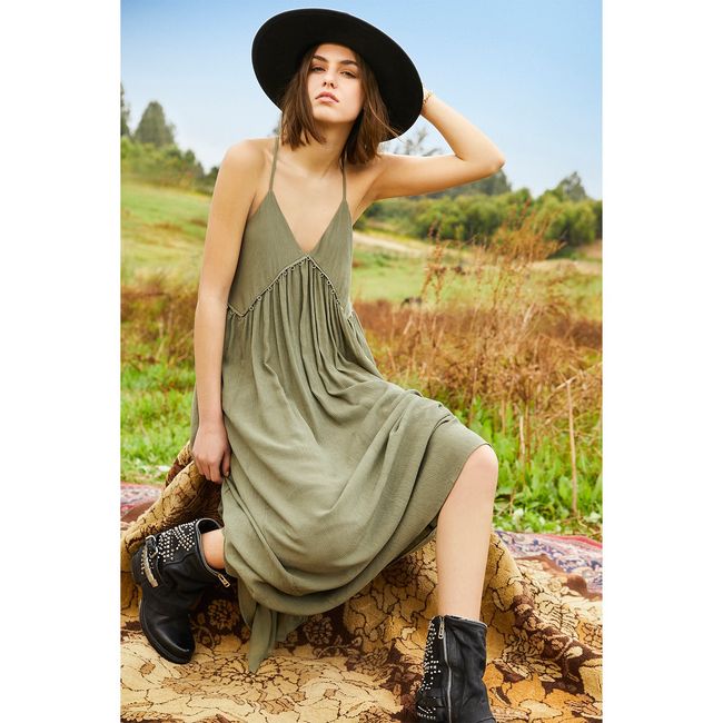 AMERICANINO - Vestido Americanino Casual Sin Mangas Mujer