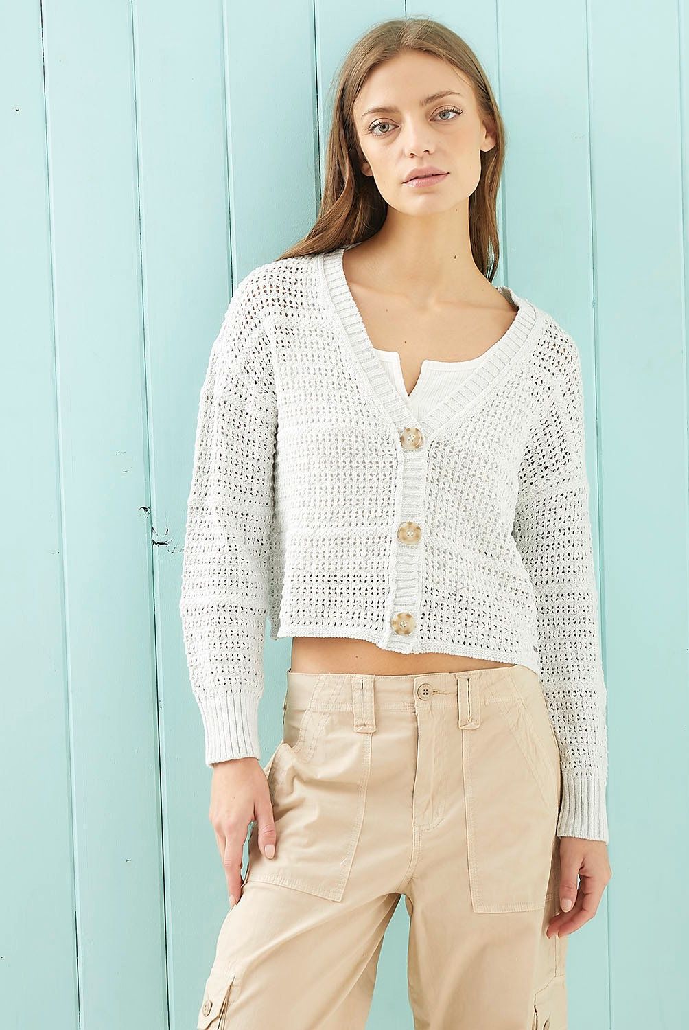 DOO AUSTRALIA - Sweater Doo Australia Jaspeado Manga Larga Mujer