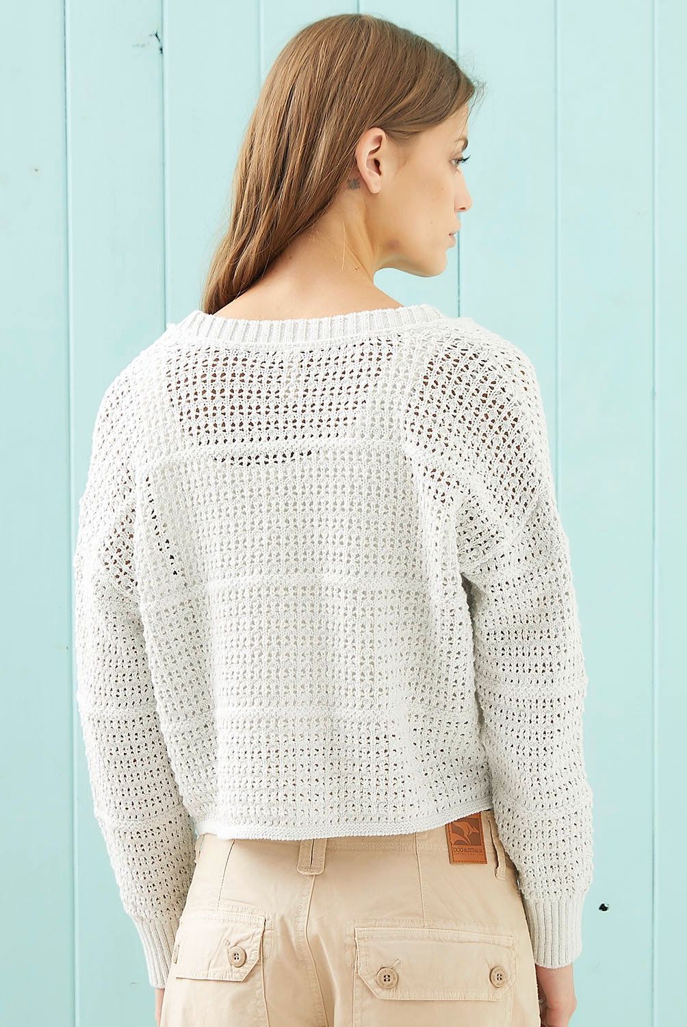 DOO AUSTRALIA - Sweater Doo Australia Jaspeado Manga Larga Mujer