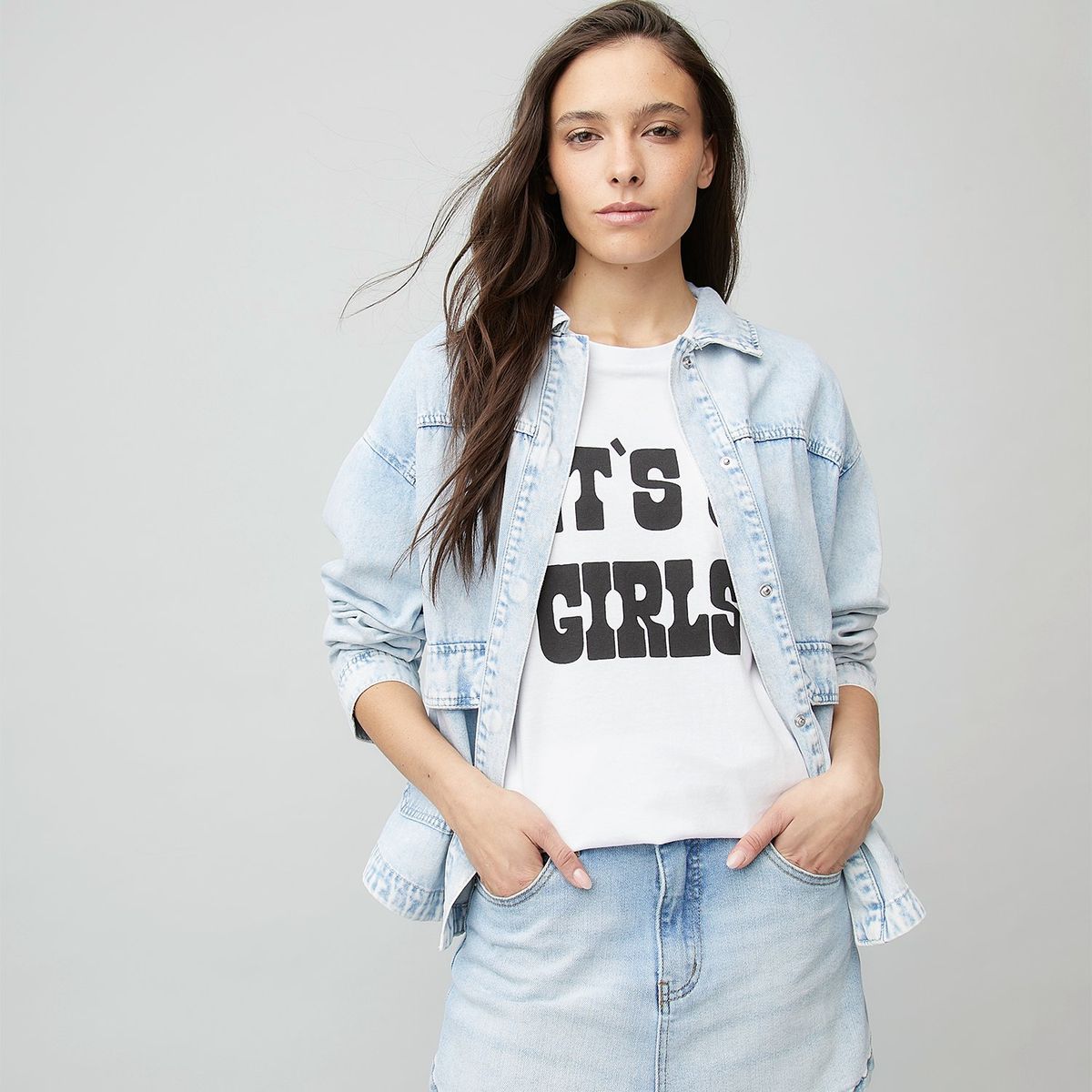 AMERICANINO - Chaqueta Americanino Diseño Liso Manga Larga Mujer