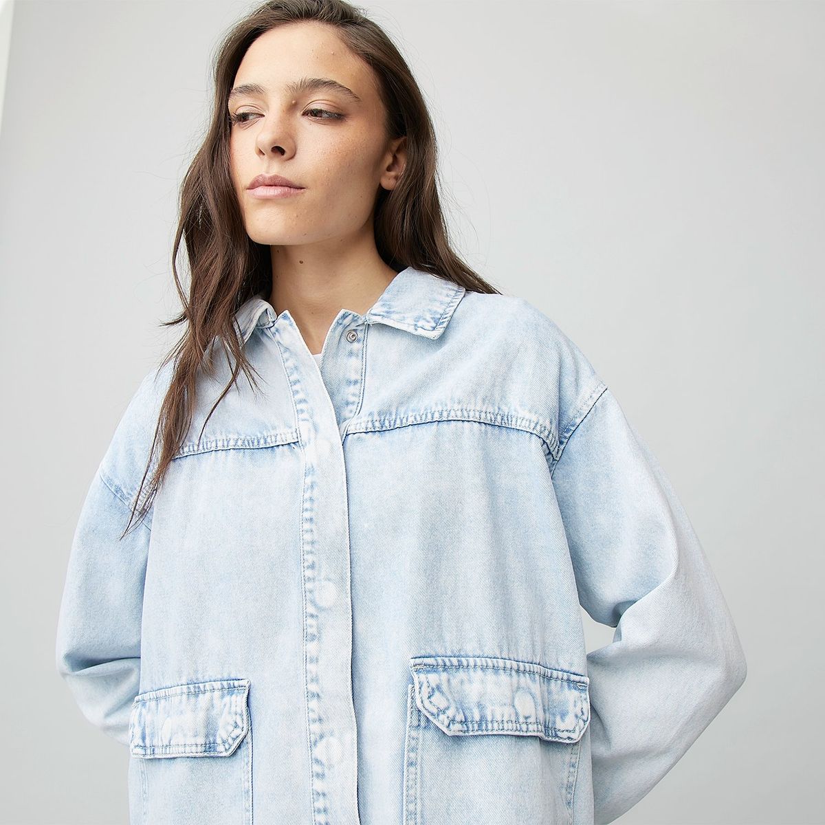 AMERICANINO - Chaqueta Americanino Diseño Liso Manga Larga Mujer