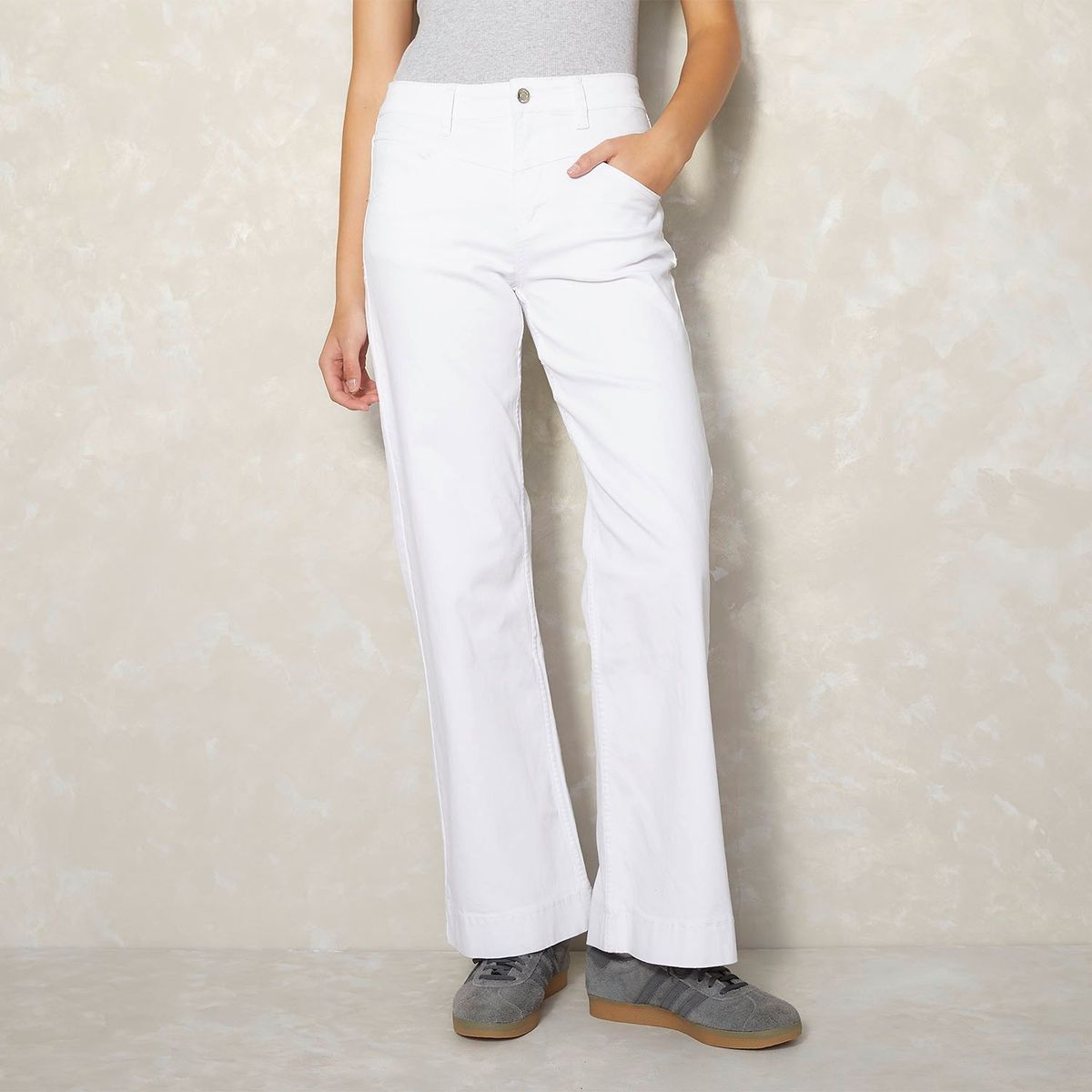 SYBILLA - Jeans Sybilla Mujer Denim Wide Leg Tiro Medio