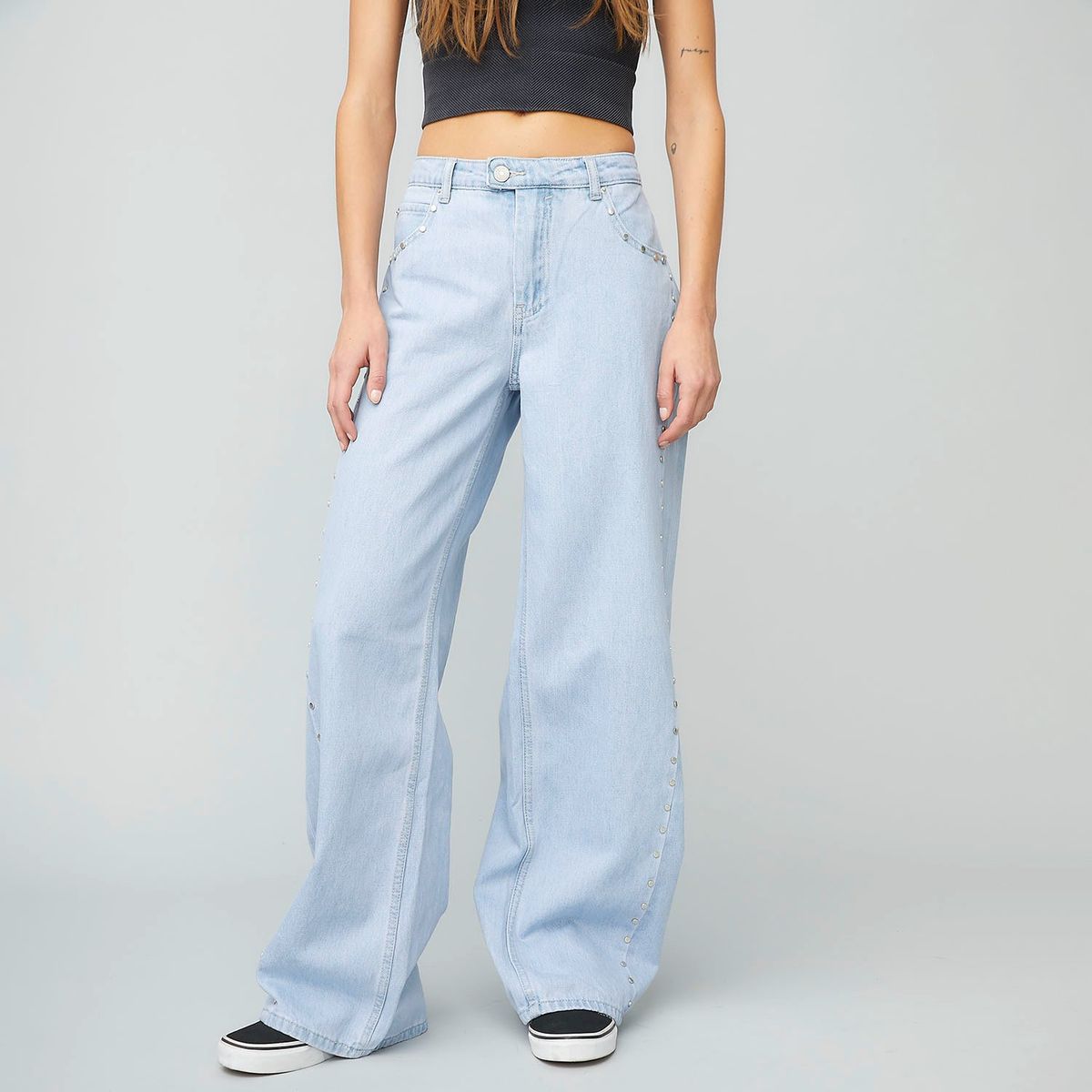 AMERICANINO - Jeans Americanino Mujer Wide Leg Denim Tiro Medio