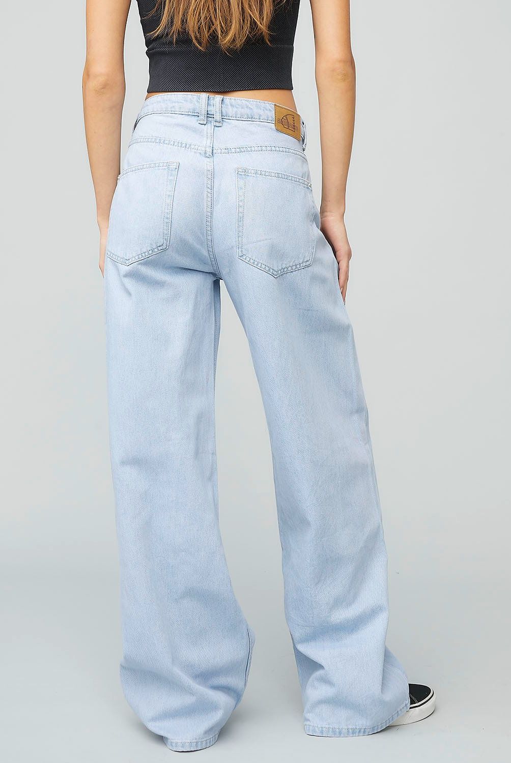 AMERICANINO - Jeans Wide Leg Tiro Medio Mujer Americanino