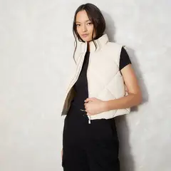 SYBILLA - Chaleco Mujer Acolchado Diseño Liso