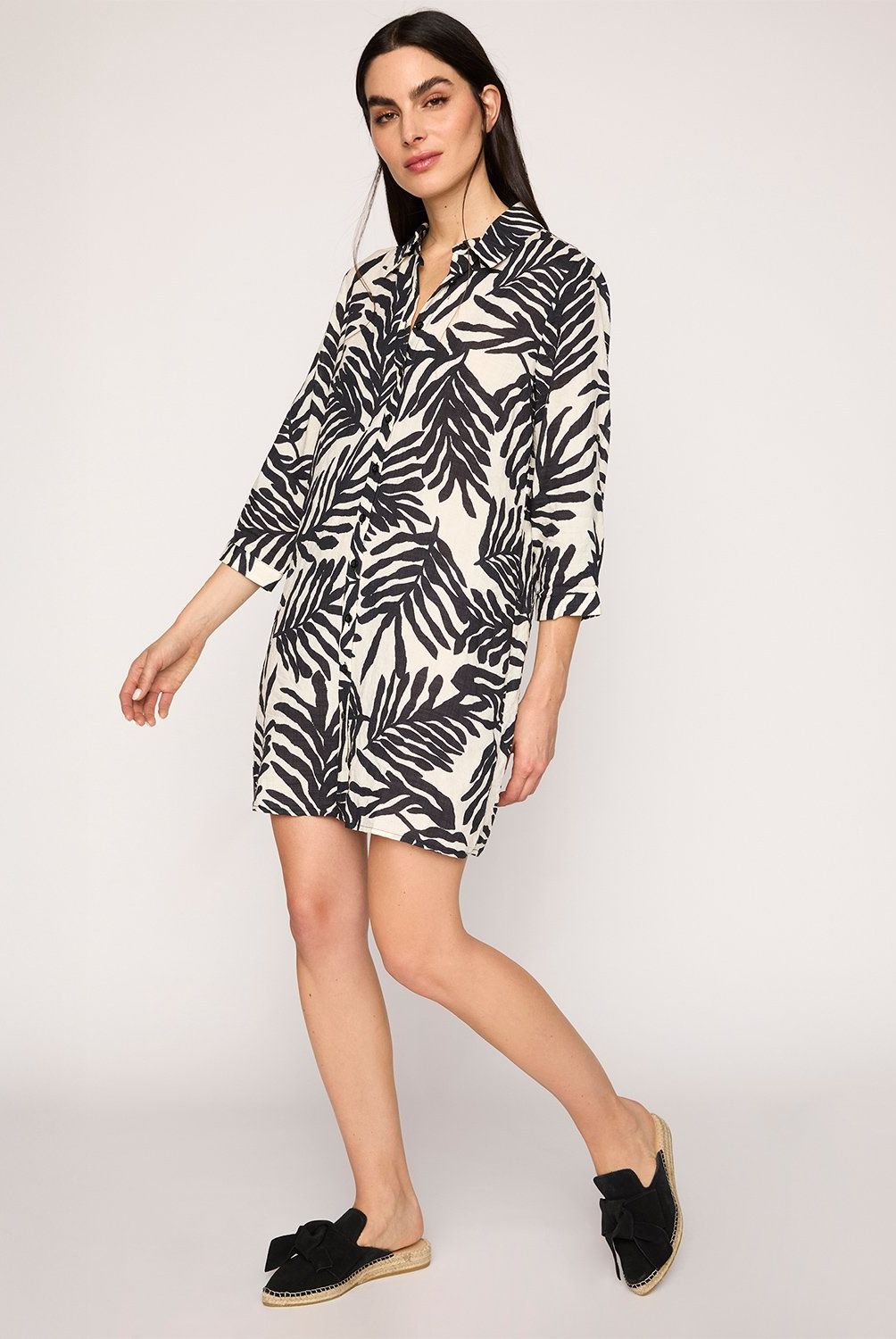 UNIVERSITY CLUB - Vestido Mini Mujer University Club Viscosa Algodón Animal Print