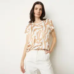 APOLOGY - Blusa Casual Mujer Manga Corta
