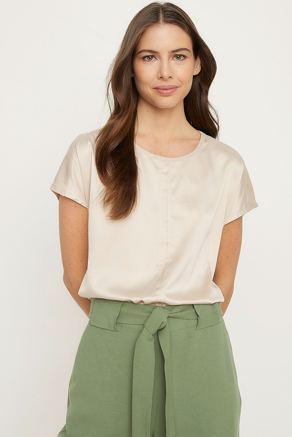APOLOGY - Blusa Apology Mujer Casual Estampada Manga Corta