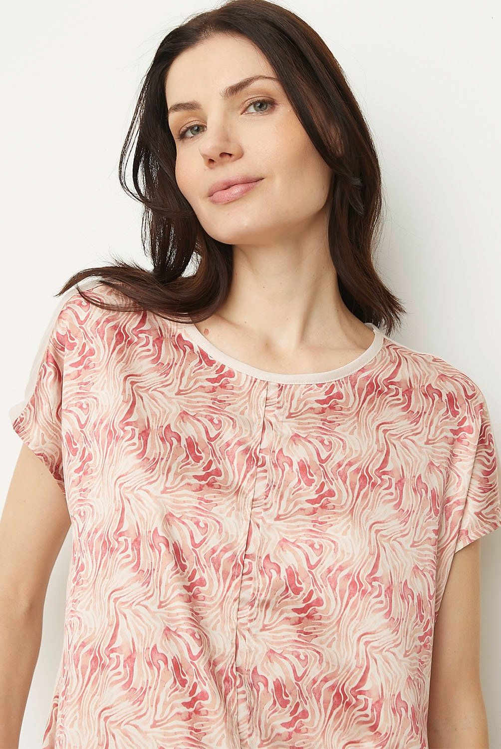 APOLOGY - Blusa Apology Mujer Casual Estampada Manga Corta