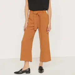 APOLOGY - Pantalón Mujer Tiro Medio Casual Azul Marino