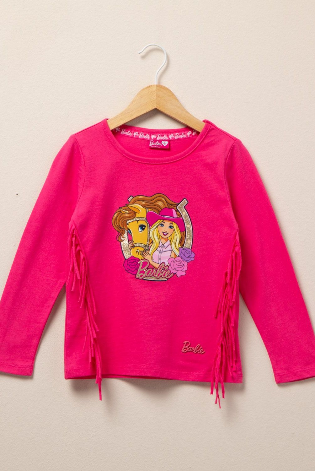 BARBIE - Polera Algodón Niña Barbie