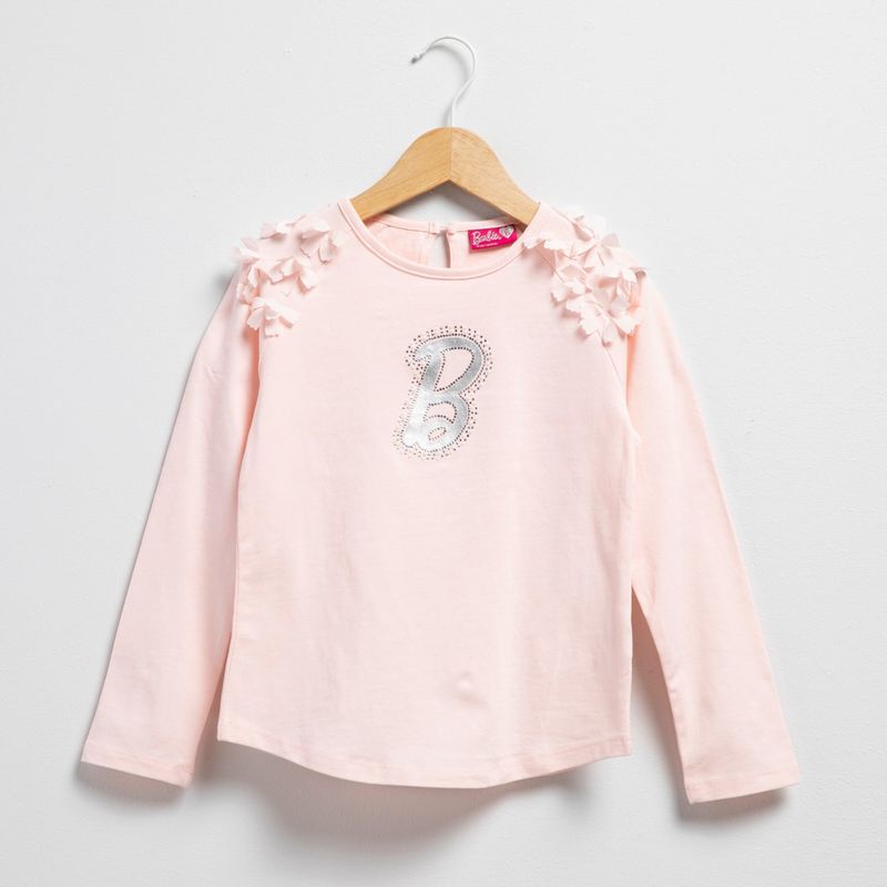 BARBIE - Polera Algodón Niña Barbie