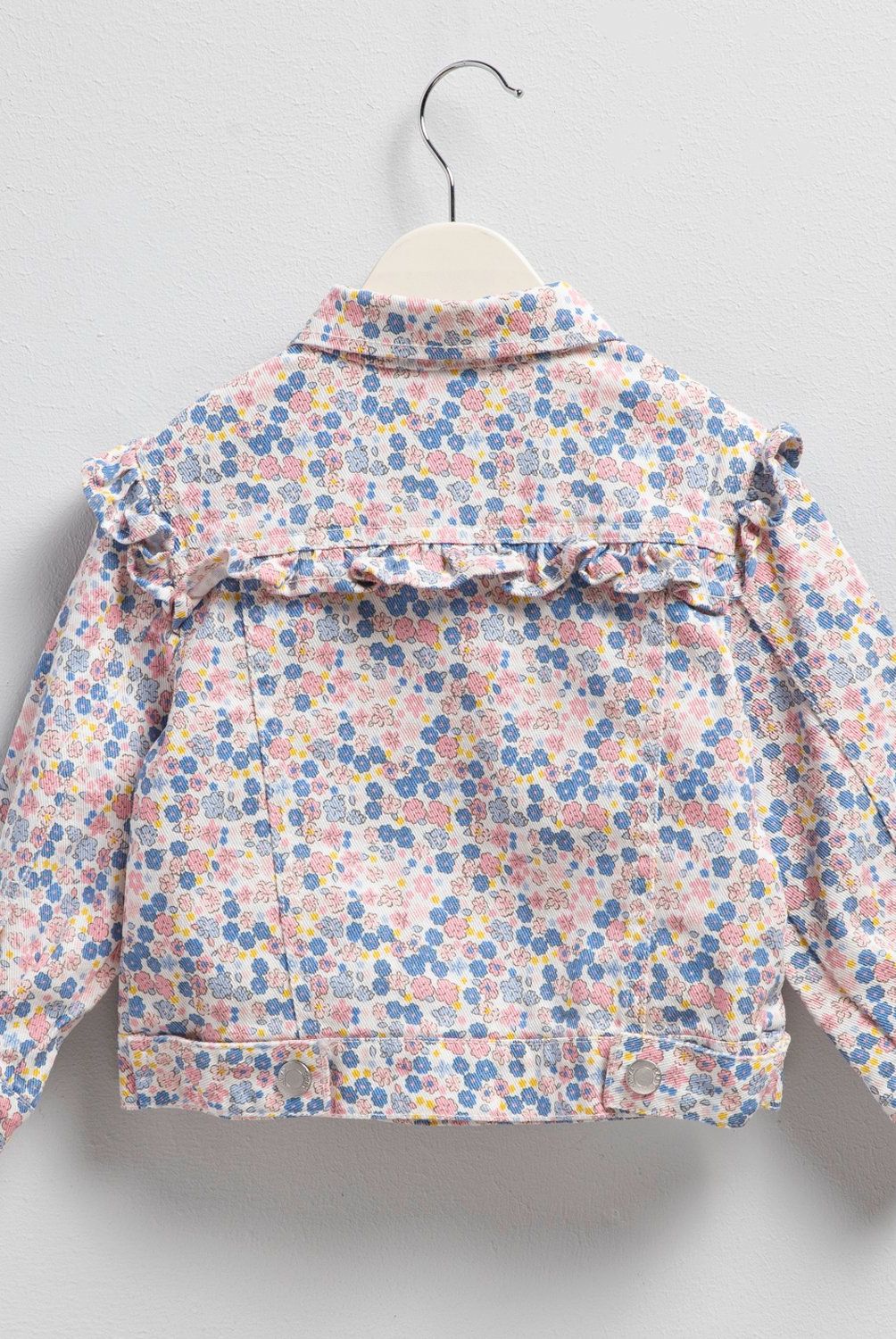 YAMP - Chaqueta Yamp Casual Algodón Diseño Floral Bebé Niña