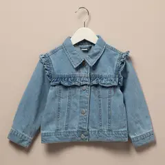 YAMP - Chaqueta Casual Algodón Diseño Floral Bebé Niña