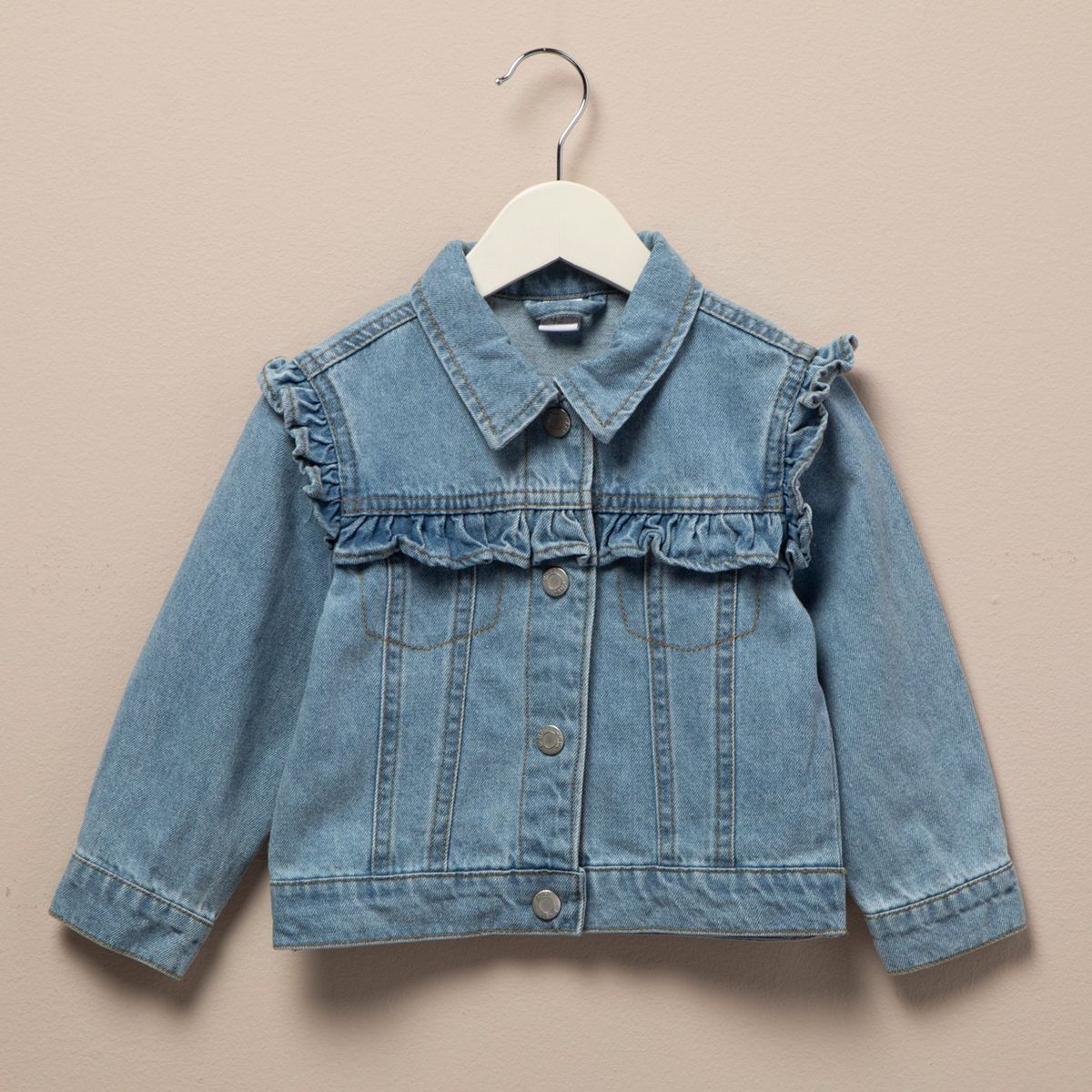 YAMP - Chaqueta Yamp Casual Algodón Diseño Floral Bebé Niña