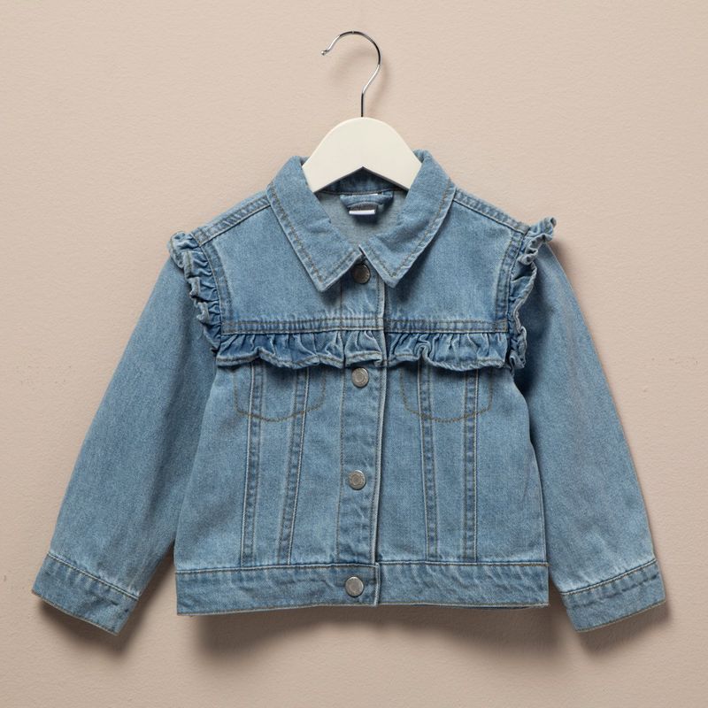 YAMP - Chaqueta Yamp Casual Algodón Diseño Floral Bebé Niña