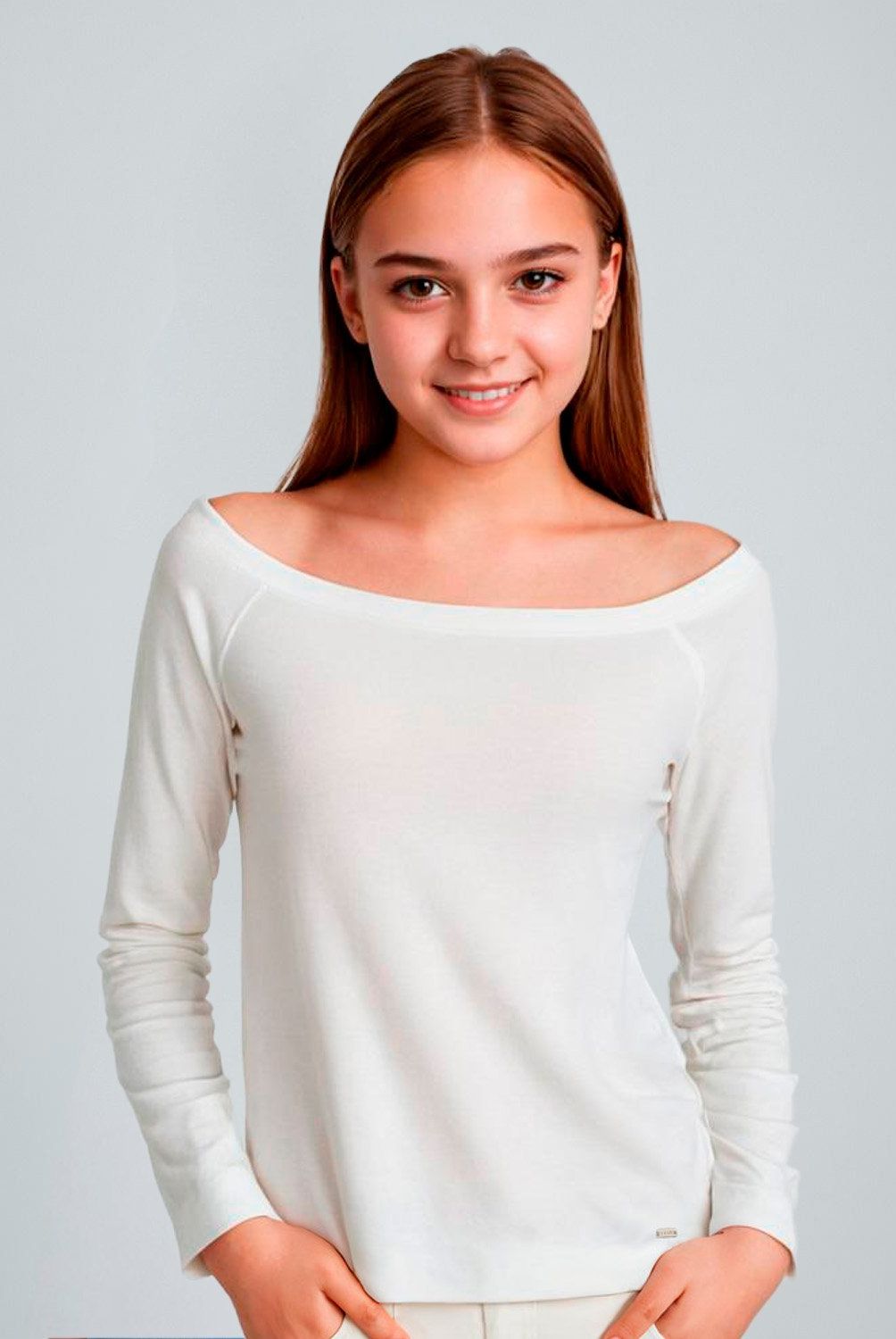 ELEVEN - Polera Eleven Casual Niña Manga Larga