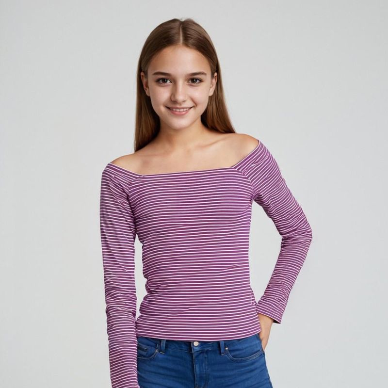 ELEVEN - Polera Eleven Casual Niña Manga Larga