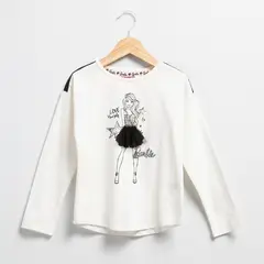 BARBIE - Polera Algodón Niña