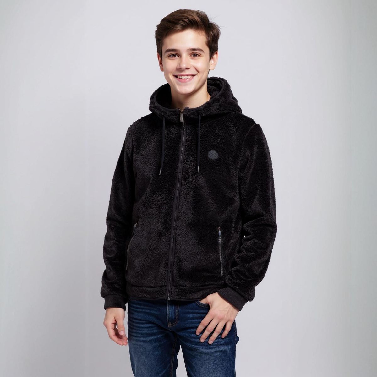 FEDERATION - Polerón Peludo Niño Federation con Gorro