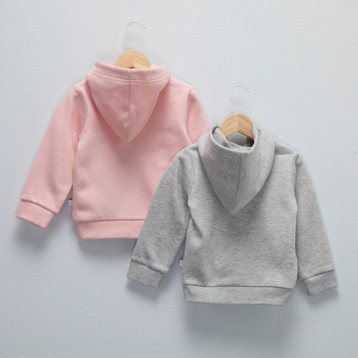 YAMP - Polerón Yamp Casual Algodón Manga Larga Bebé Niña con Gorro