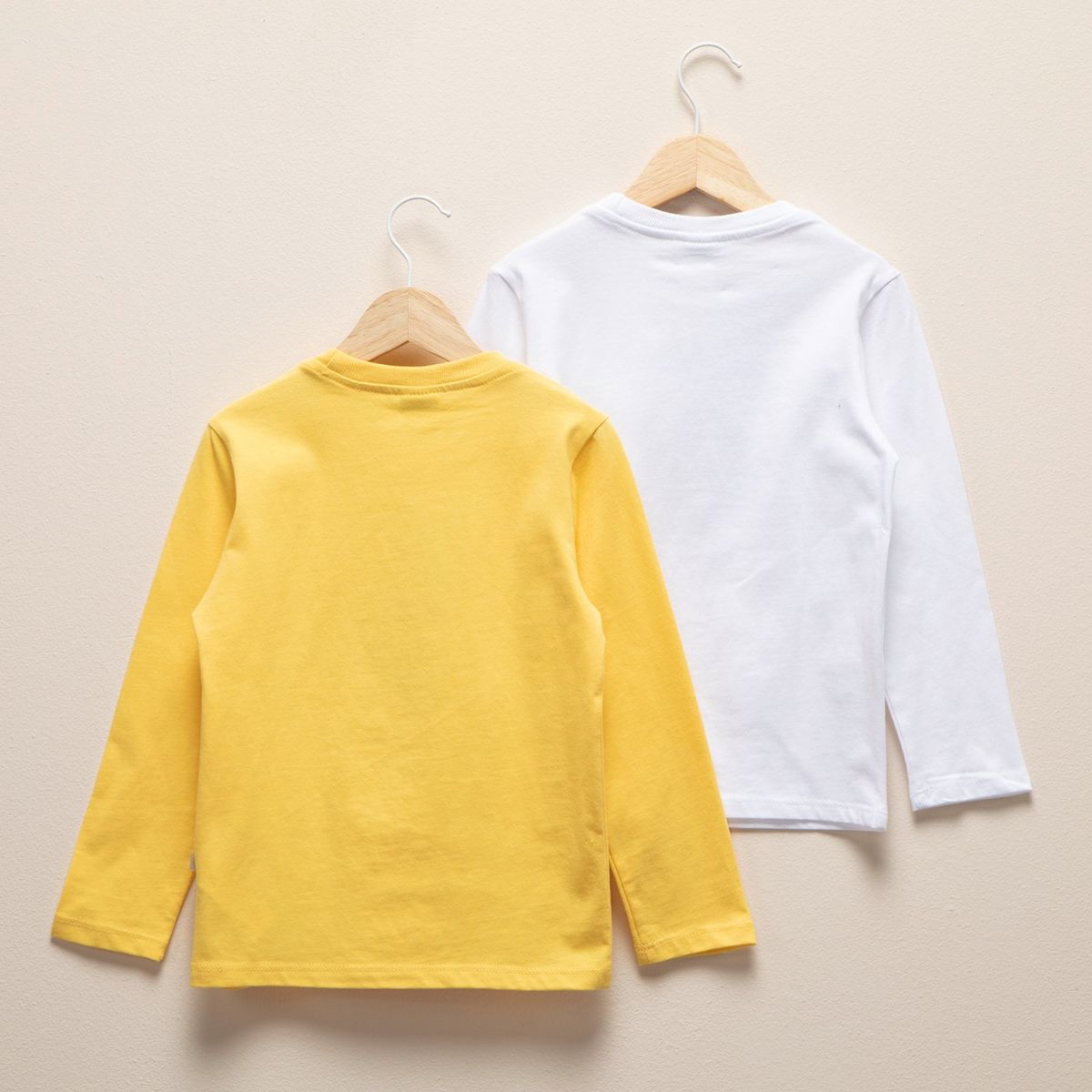 YAMP - Pack 2 Poleras Manga Larga Algodón Niño Yamp Estampadas