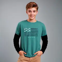 FEDERATION - Polera Niño Algodón