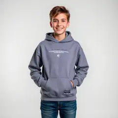 FEDERATION - Polerón Niño Algodón Manga Larga con Gorro