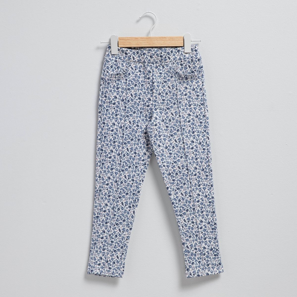 CONIGLIO - Calza Coniglio Polialgodón Diseño Floral Niña Tiro Medio